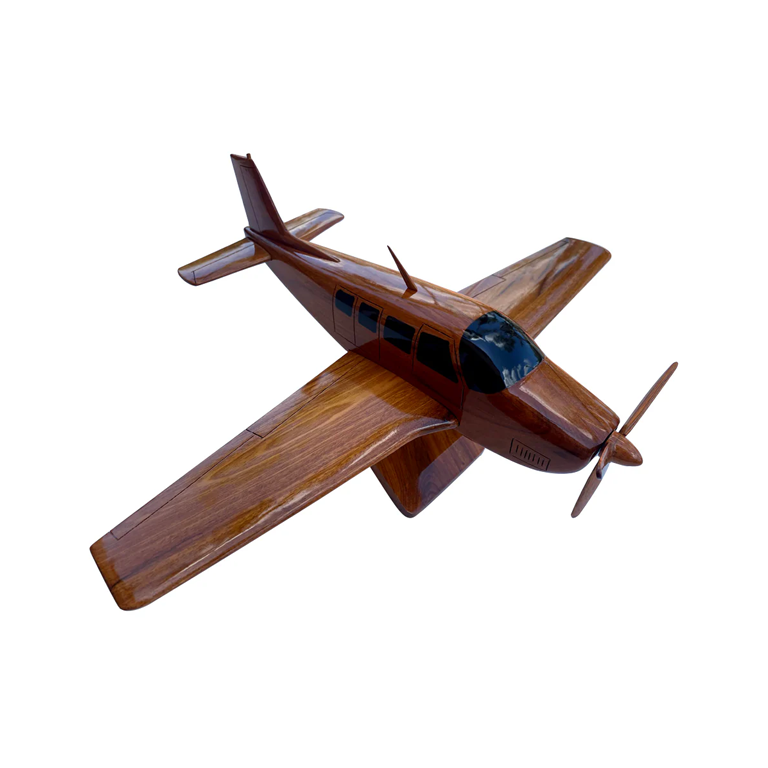 A-36 ( A36 ) Bonanza Mahogany Wood Desktop Airplane Model