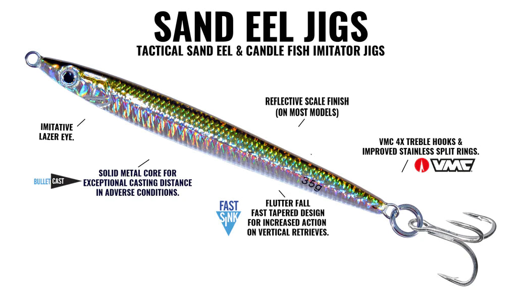 Hogy Sand Eel Jig Teaser Assist Hook (6") 6.5 oz