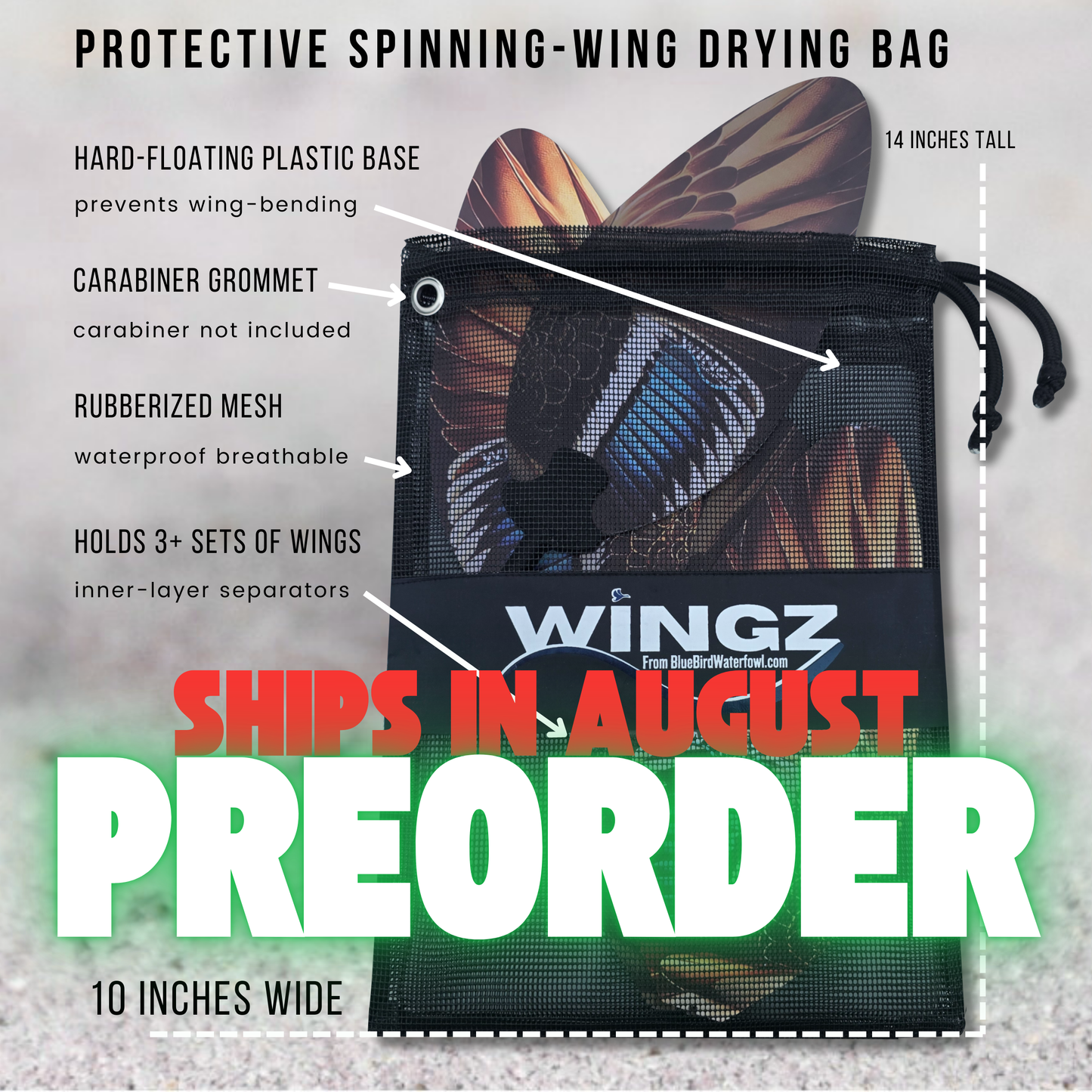 Floating Spinning Wing Drying Bag