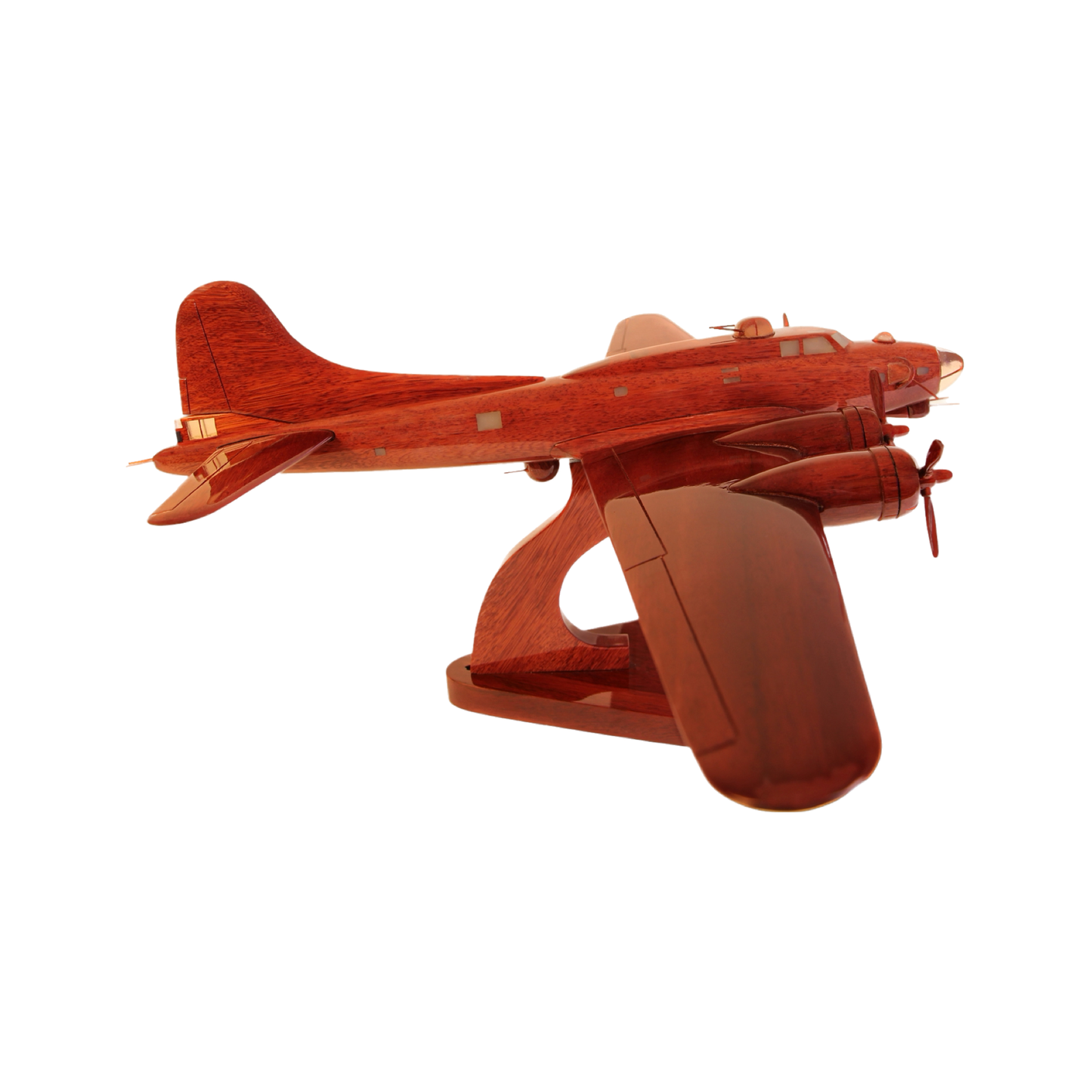 B-17 ( B17 ) Flying fortress Mahogany Wood Desktop Airplane Model