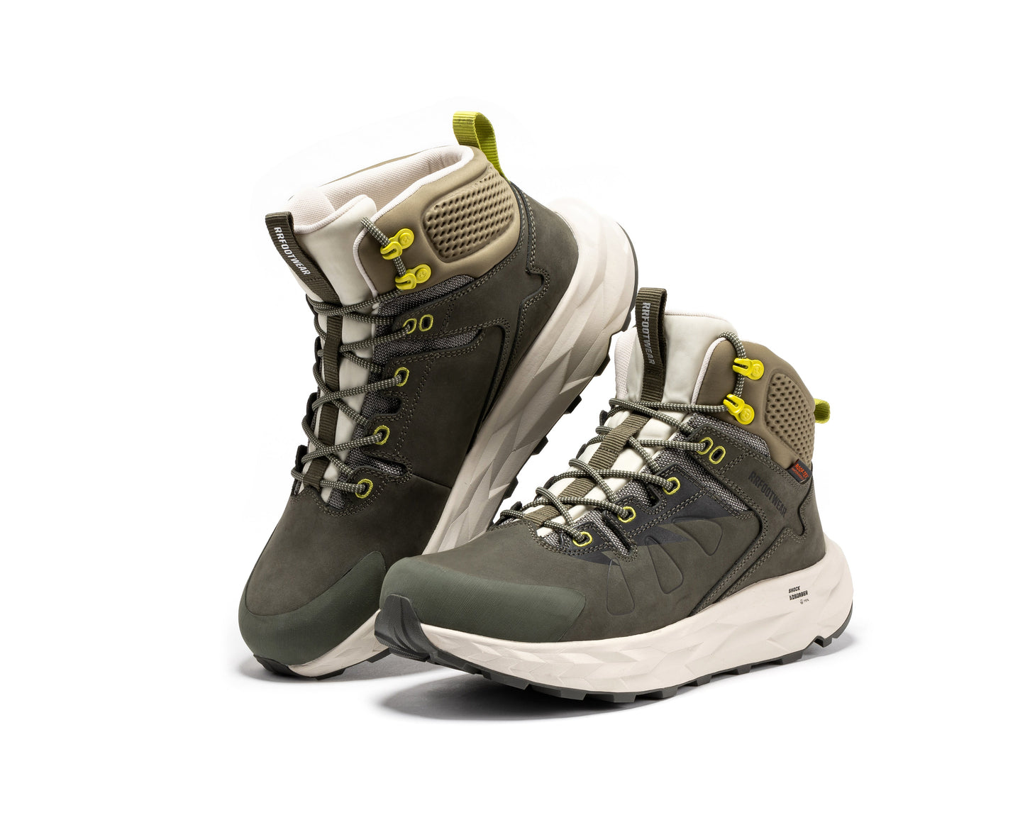 ROCKROOSTER Farmington Green 6 Inch Waterproof Hiking Boots with VIBRAM® Outsole OC21033