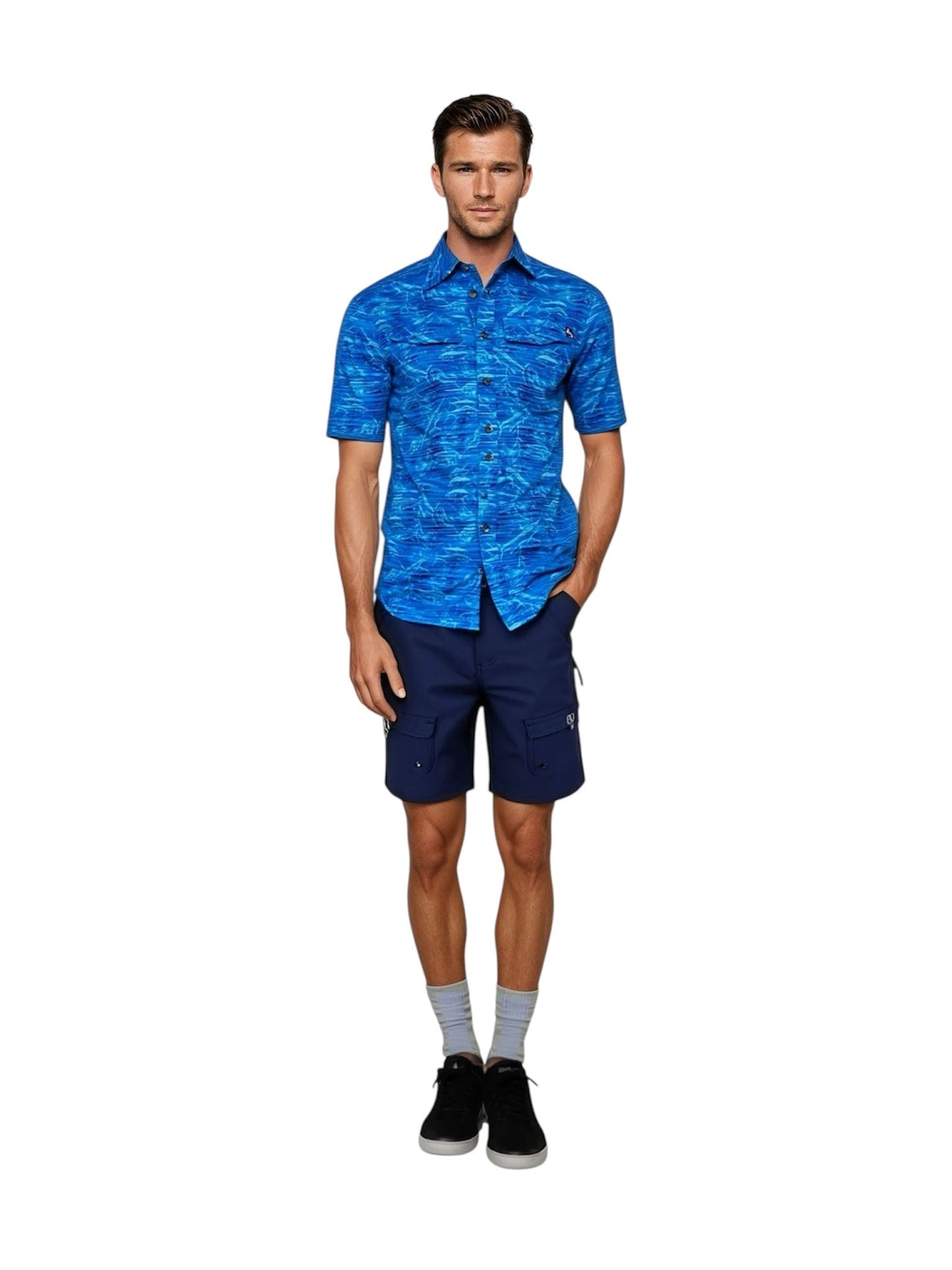 Men's Offshore Fishing UV Vented Fishing Shirt