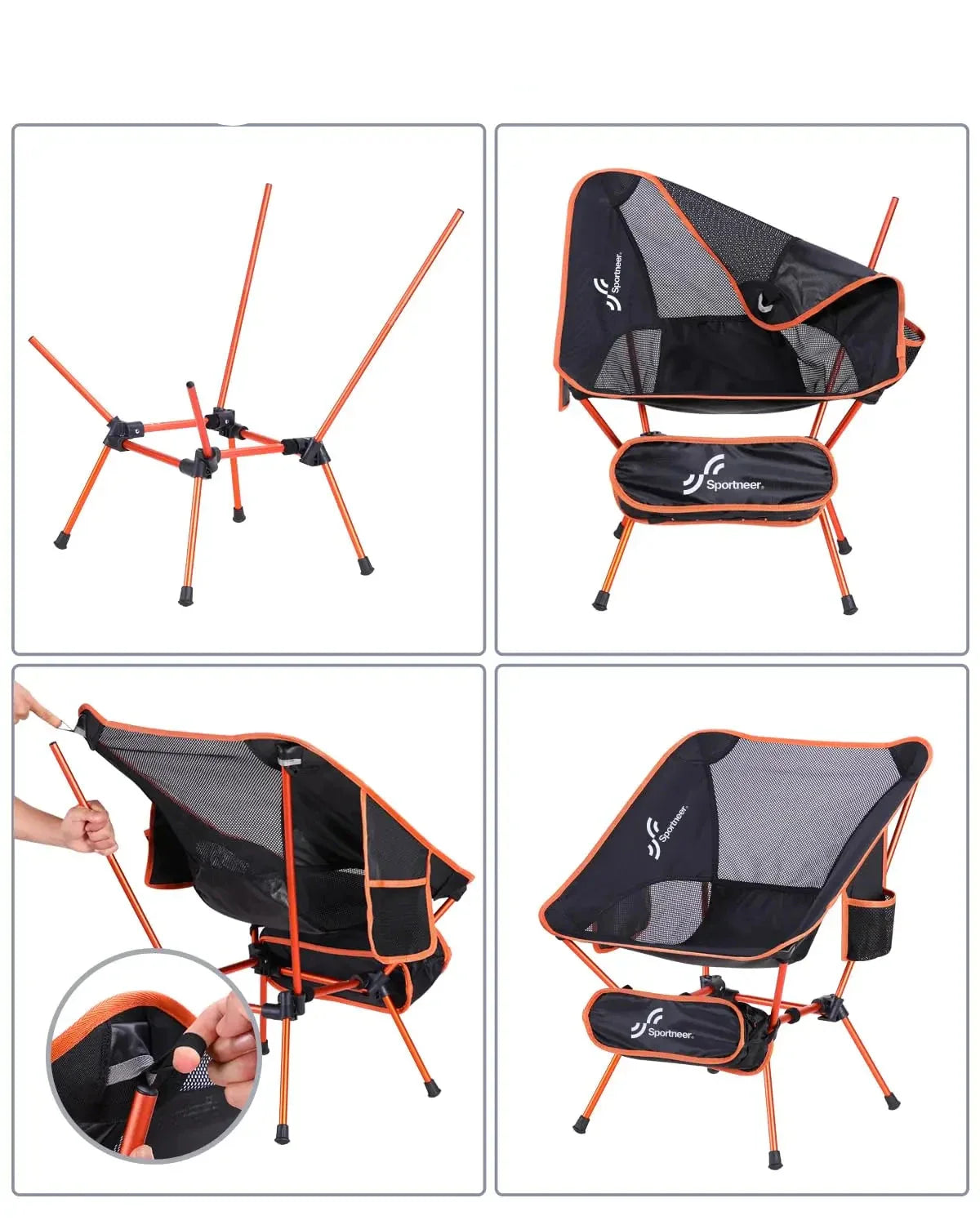 Compact & Sturdy Camping Chairs - Ideal for Beach and Camping Trips