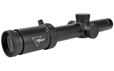 Trijicon Credo HX 1-6x24mm First Focal Plane Riflescope with Red MOA Segmented Circle | 30mm Tube | Satin Black | Low Capped Adjusters