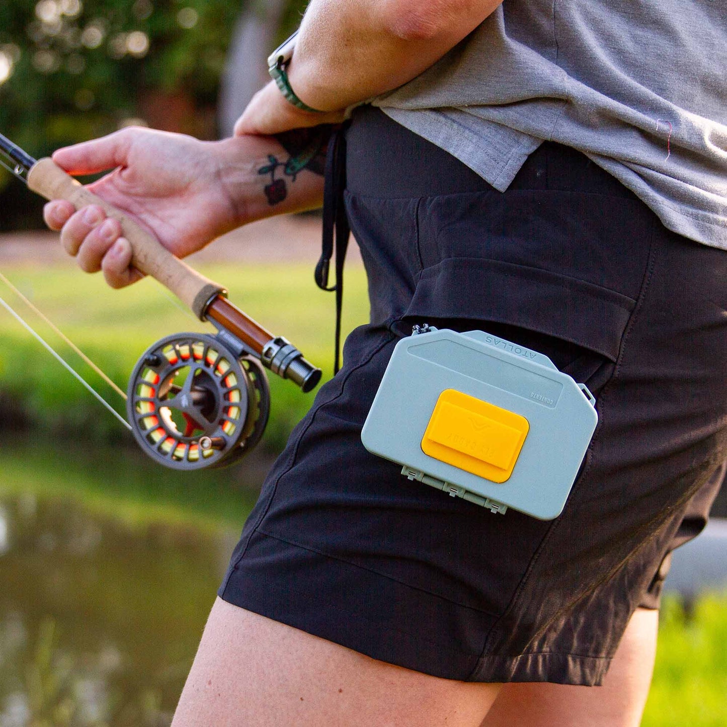 Micro Fly Box | Flats Green