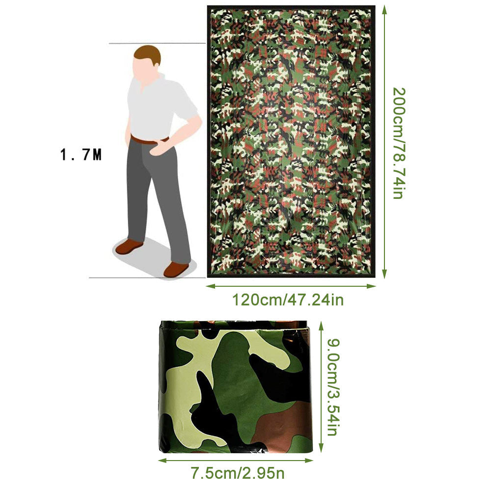 Camping Sleeping Bag Camouflage Sleeping Bag Waterproof Cold-Proof Survival Sleeping Bag