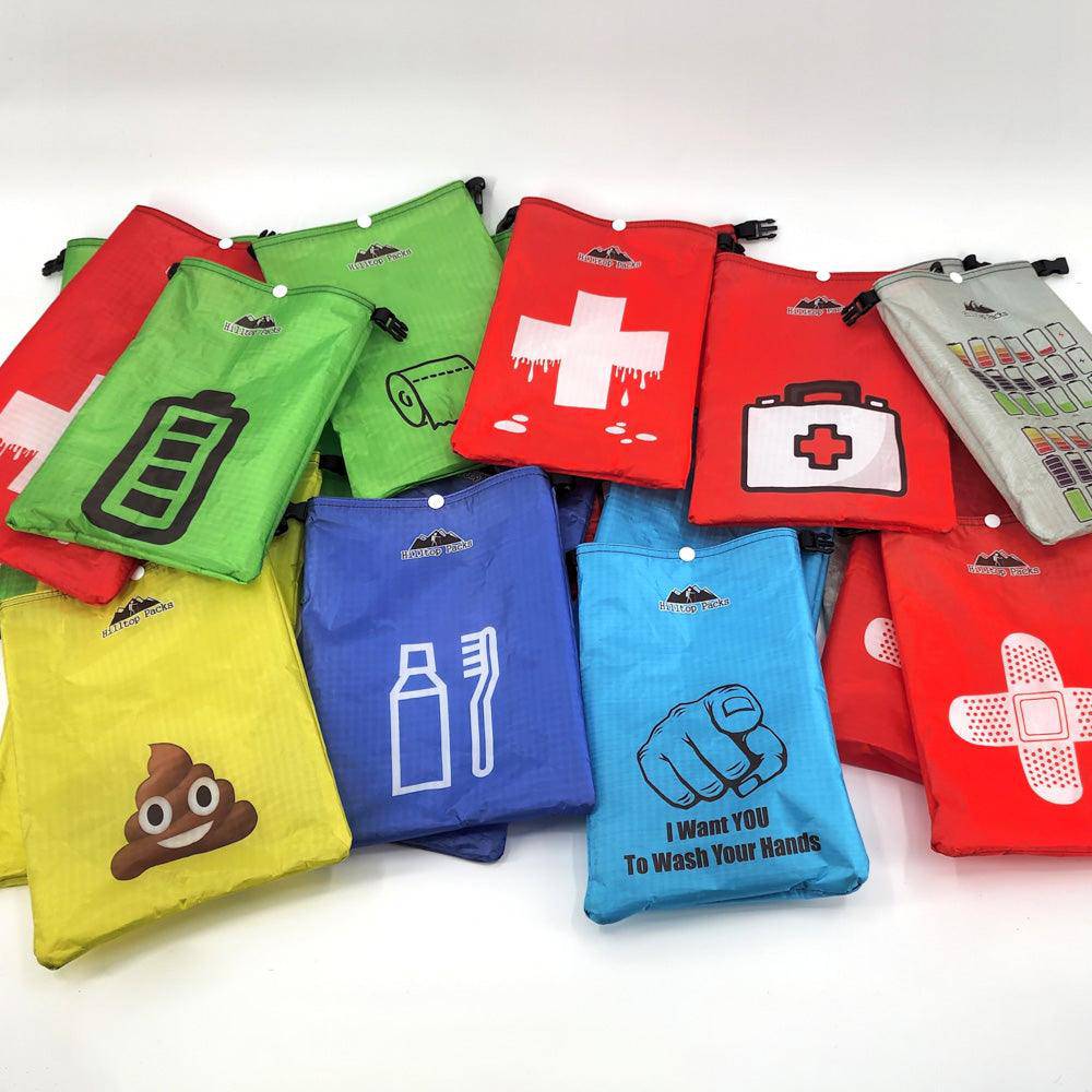 Ditty Bags - Printed Dry Bags (Challenge D50T ultralight fabric)