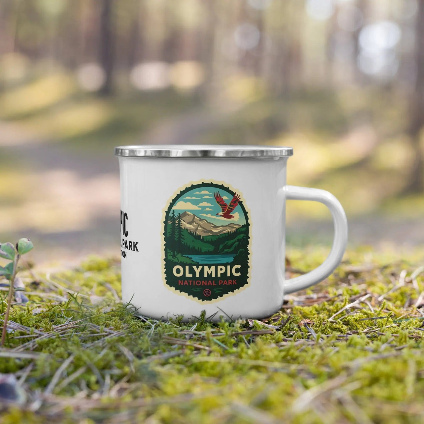 Olympic National Park Durable Enamel Camp Mug