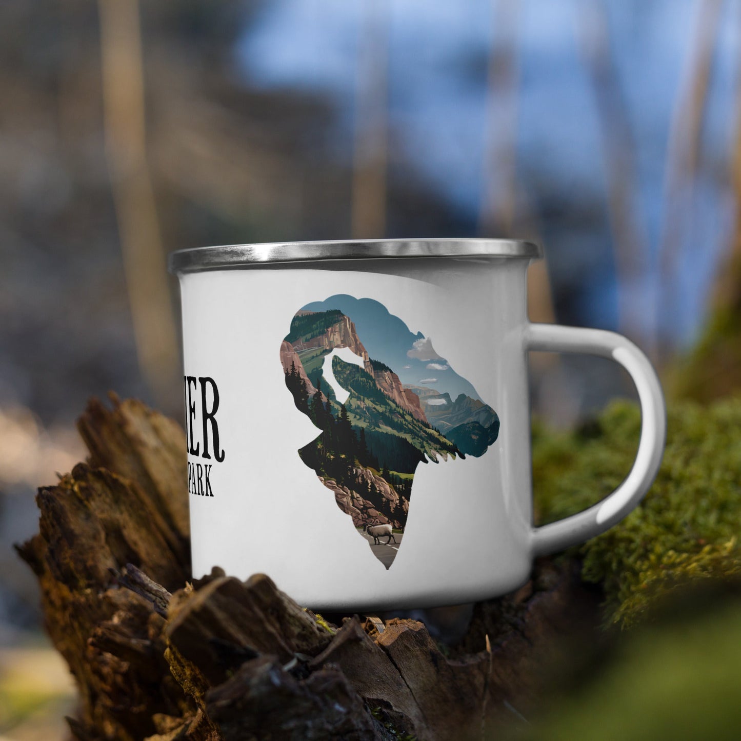 Glacier Big Horned Sheep Camp Mug