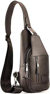 Luxury Leather Chest Sling Bag – Sleek & Functional