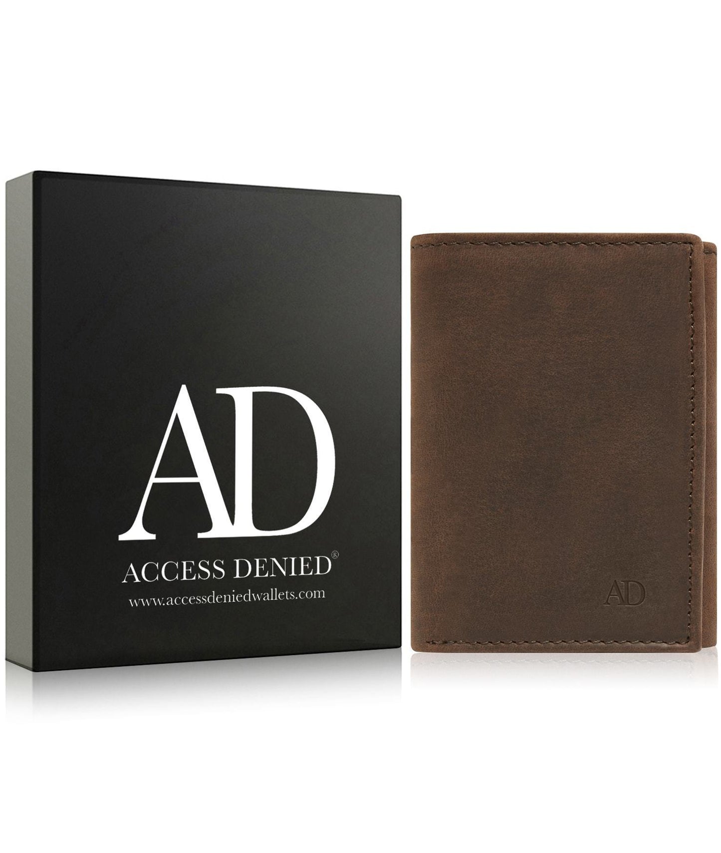 Slim Trifold Wallet With ID Window