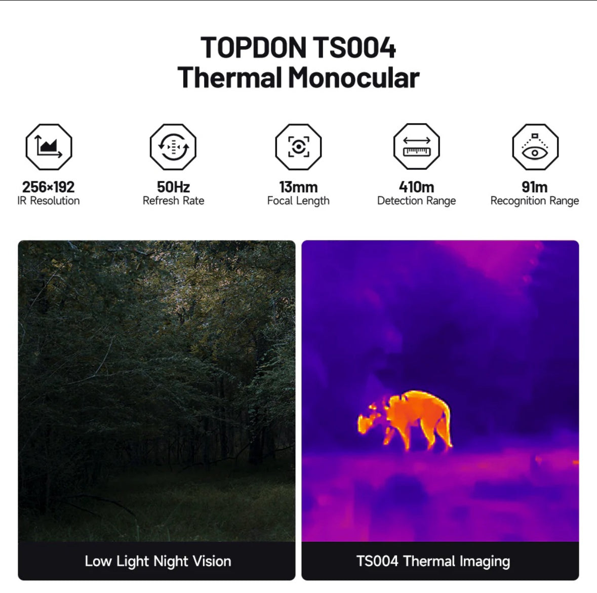 Olight TS004 Thermal Imager 256x192 Handheld Infrared Night Vision Scope