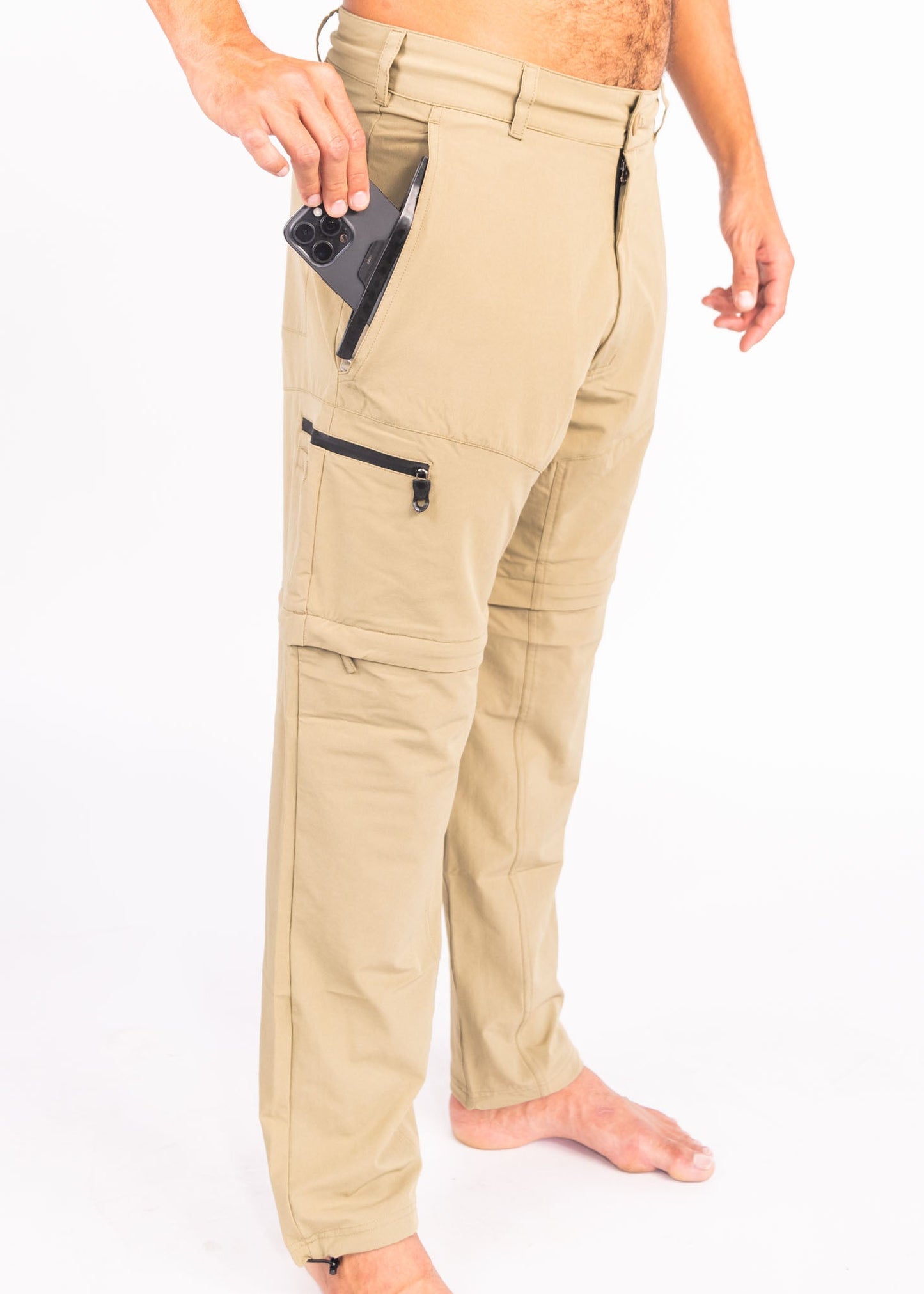 The Explorer / Waterproof Pocket Outdoor Pants with Removeable Legs