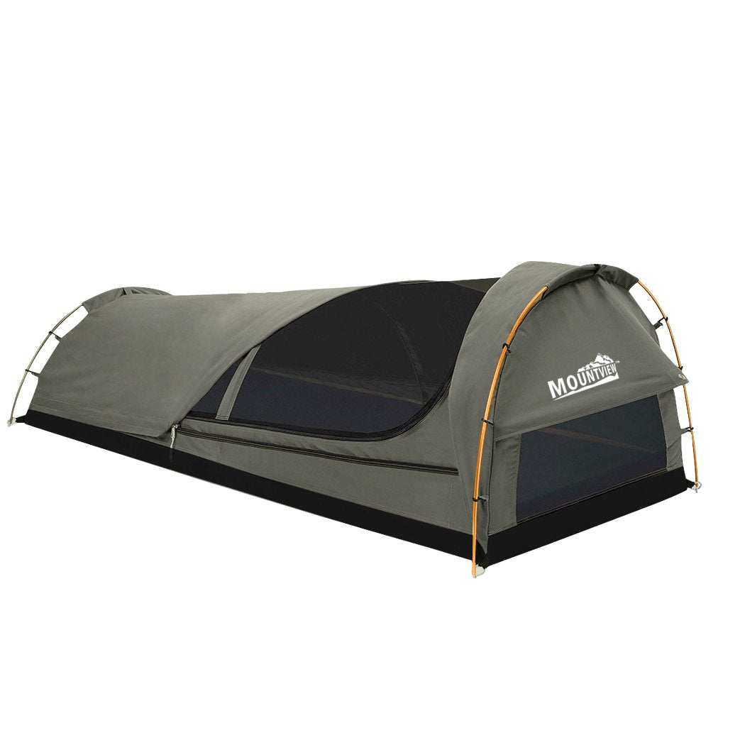 Mountview King Single Swag Camping Swags Canvas Dome Tent Hiking