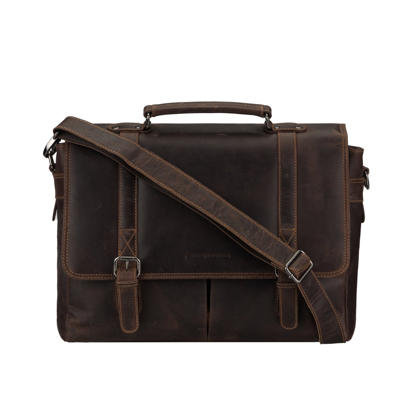 Boston Briefcase 16" Brown