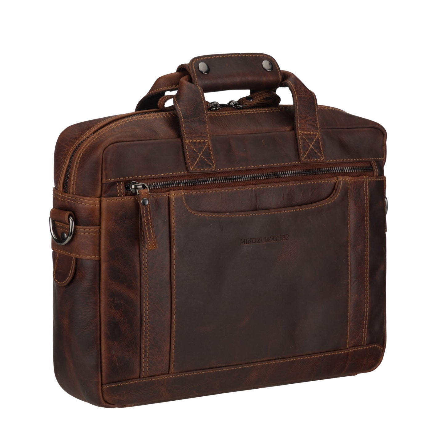 Seattle Briefcase Bag 14" Chestnut