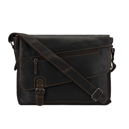 Chicago Messenger Bag 14" Brown