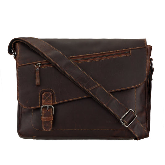 Chicago Messenger Bag 14" Chestnut