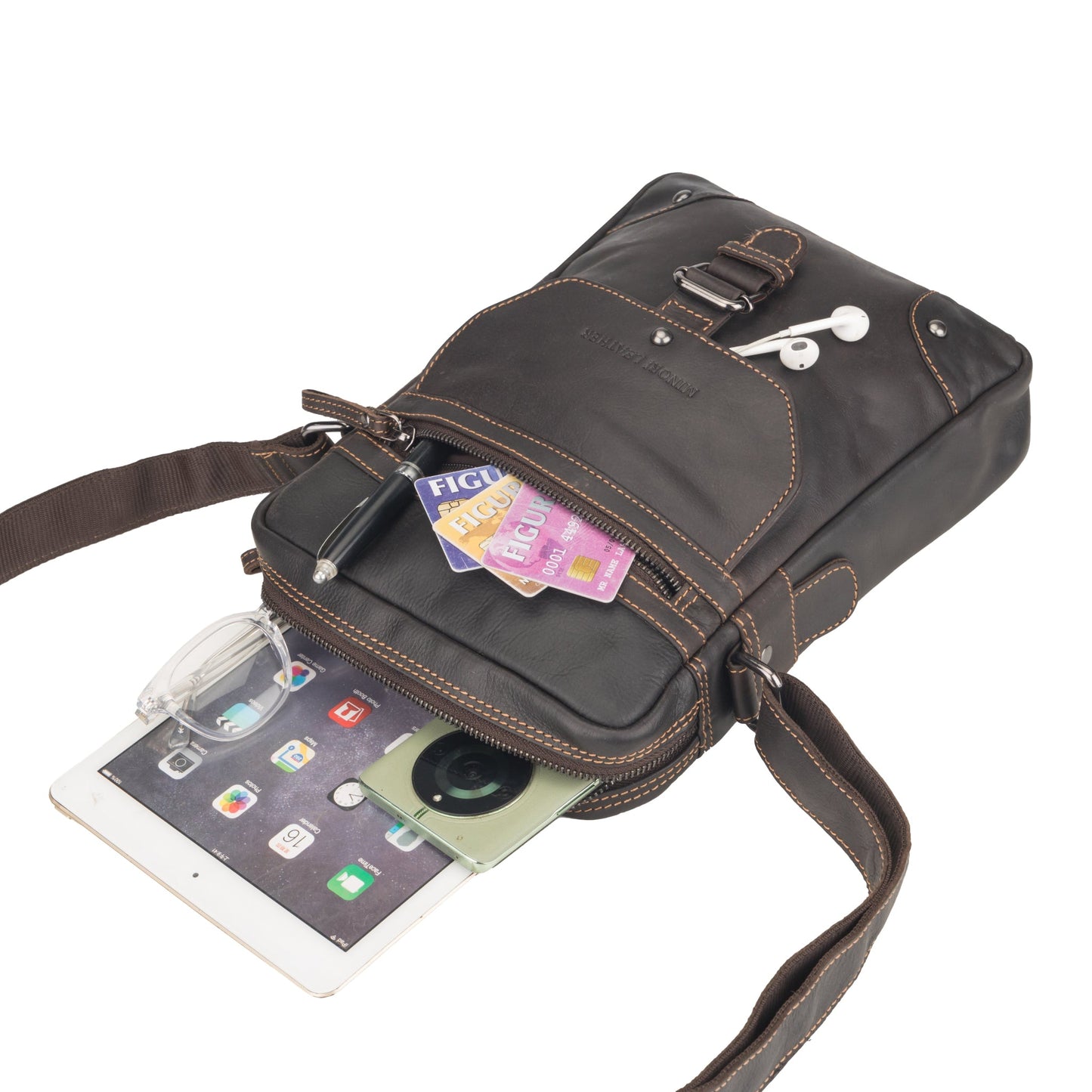 Denver Crossbody Bag Brown