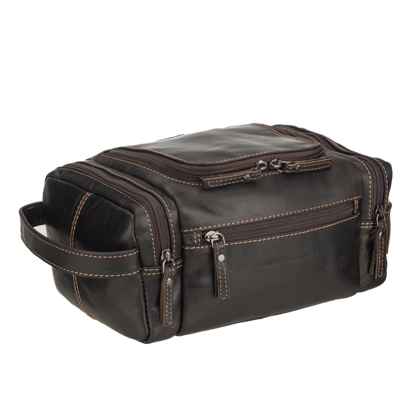 Winston Toiletry Bag Brown