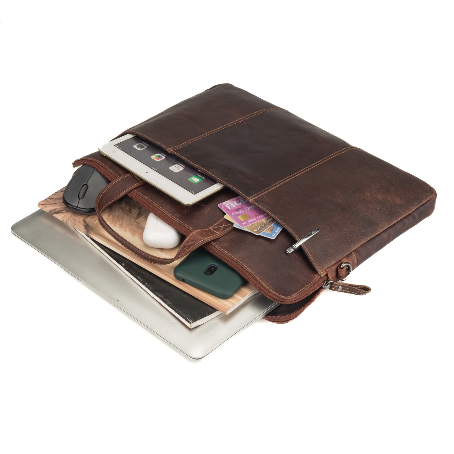 Santiago Laptop Sleeve 16" Chestnut