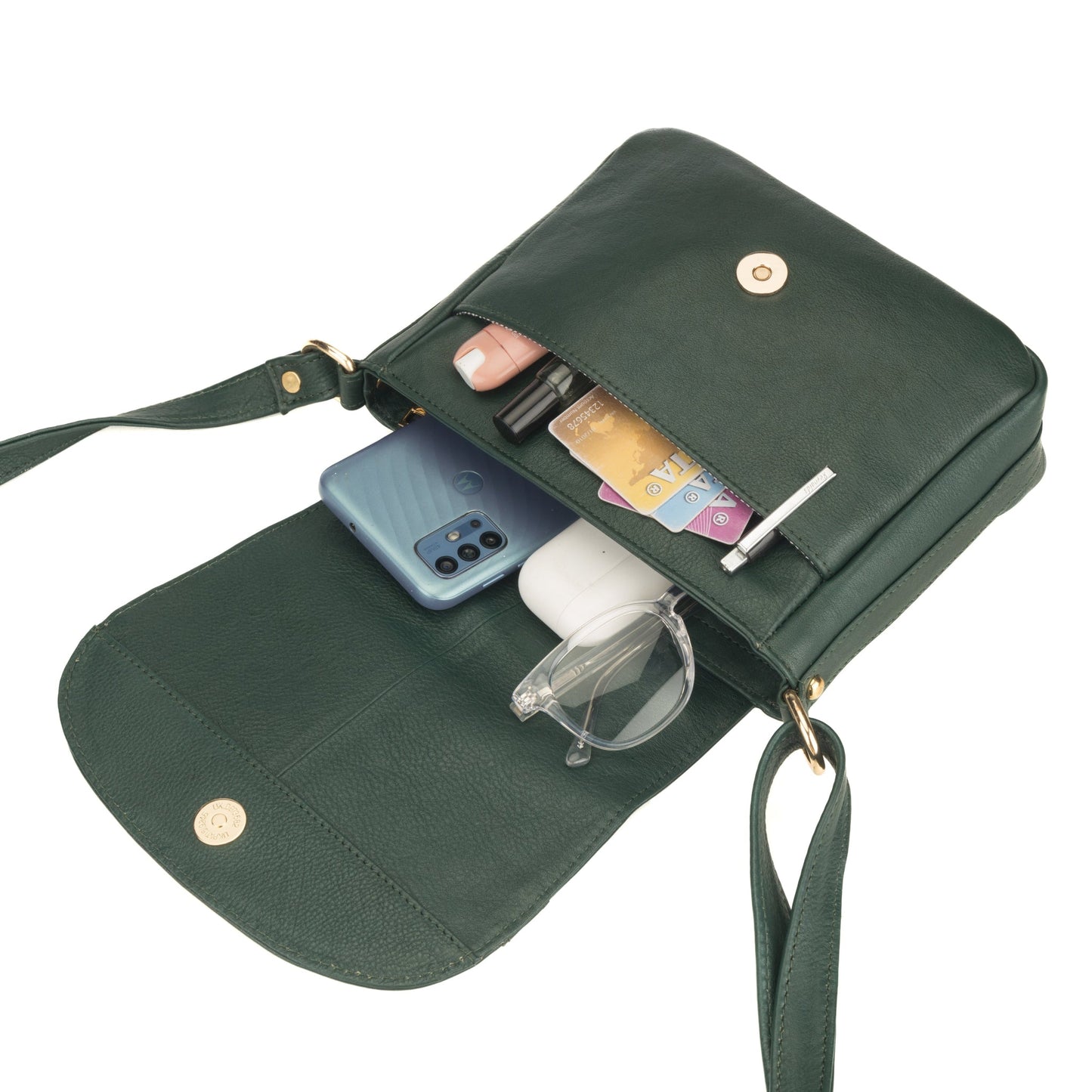 Savannah Crossbody Bag Forest Green