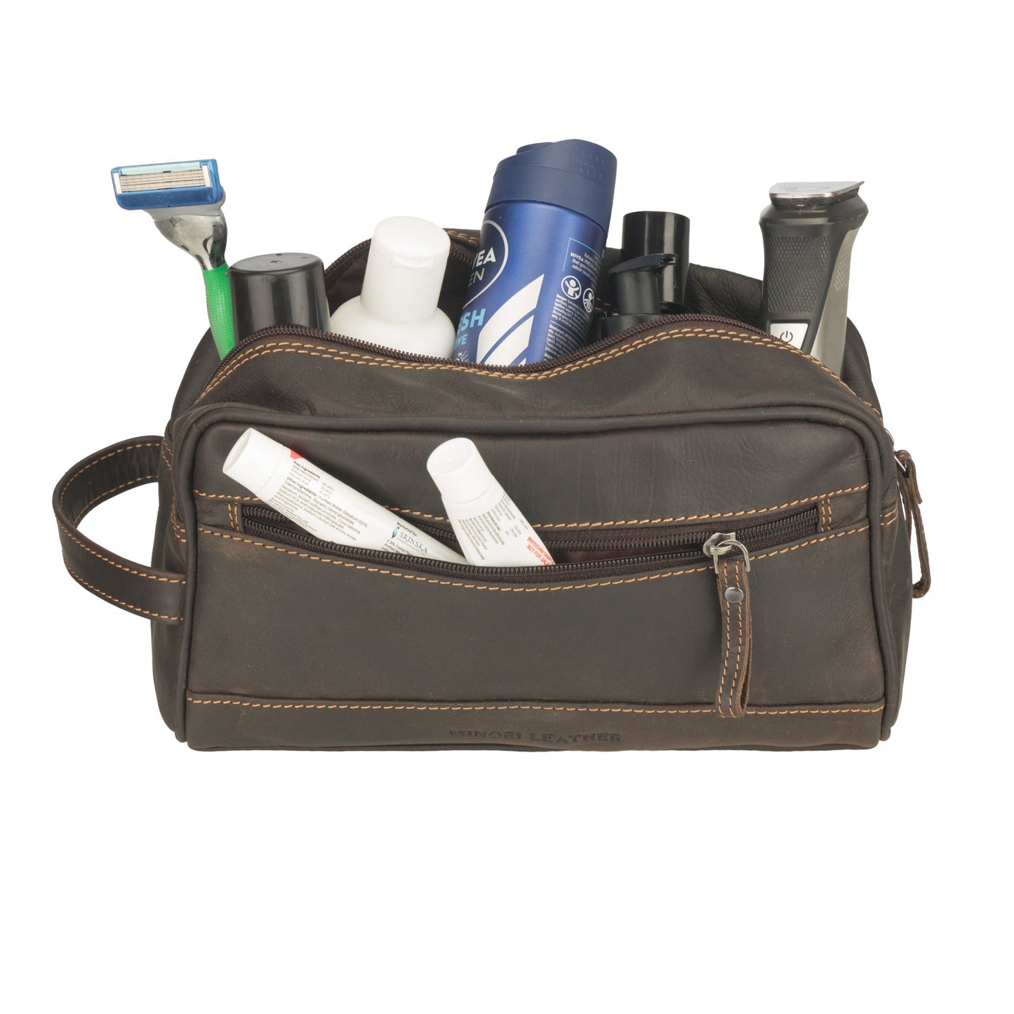 Montana Toiletry Bag Brown