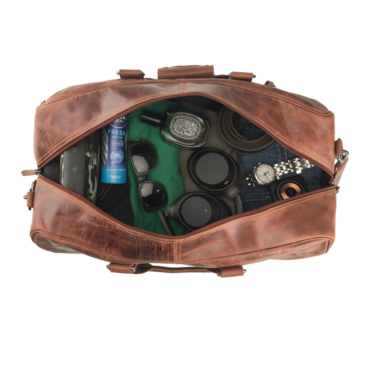 Hudson Duffle Bag Chestnut