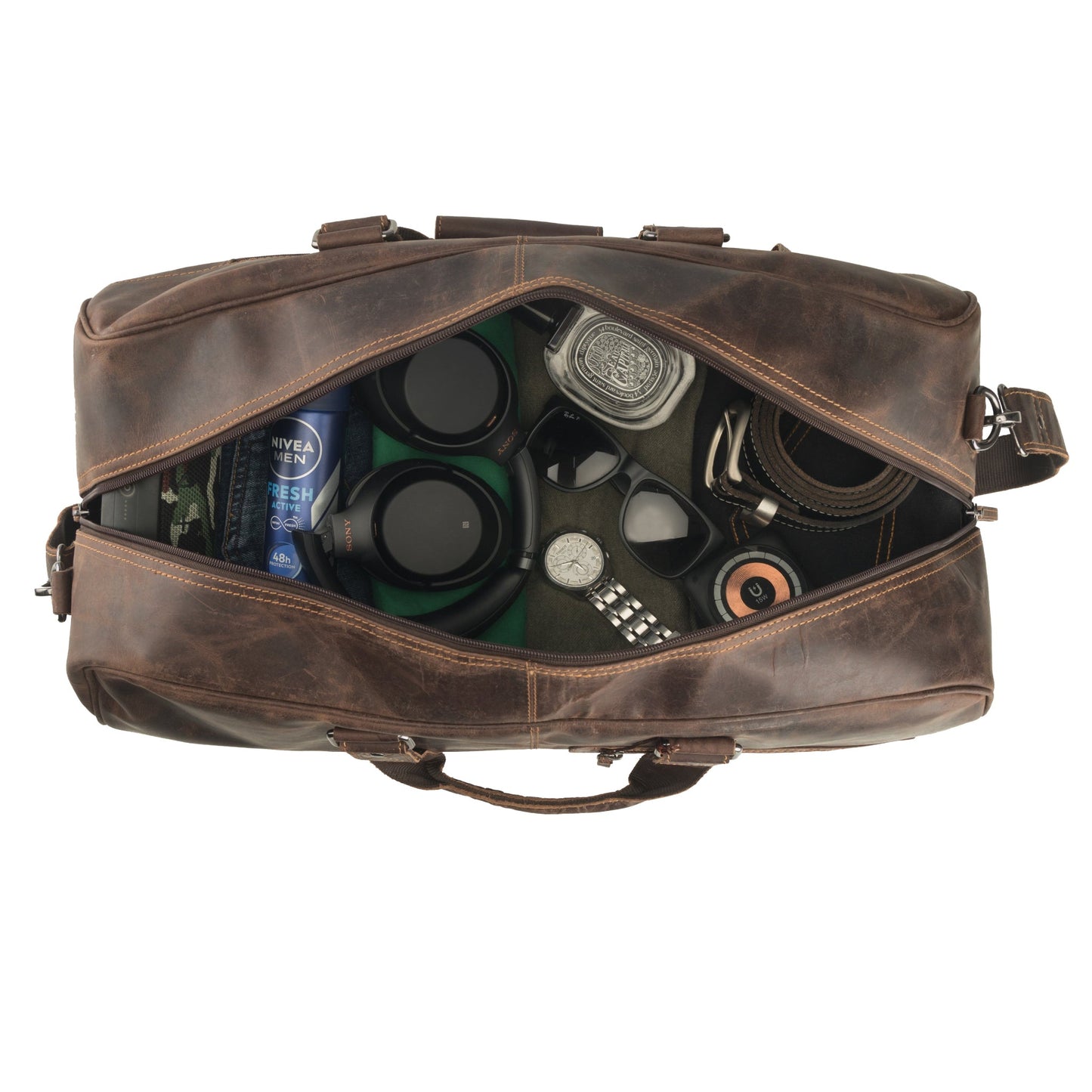 Hudson Duffle Bag Brown