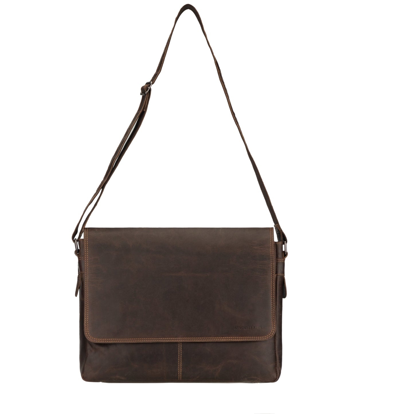Richmond Messenger Bag 16" Brown