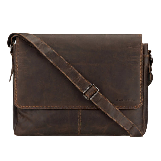 Richmond Messenger Bag 16" Brown