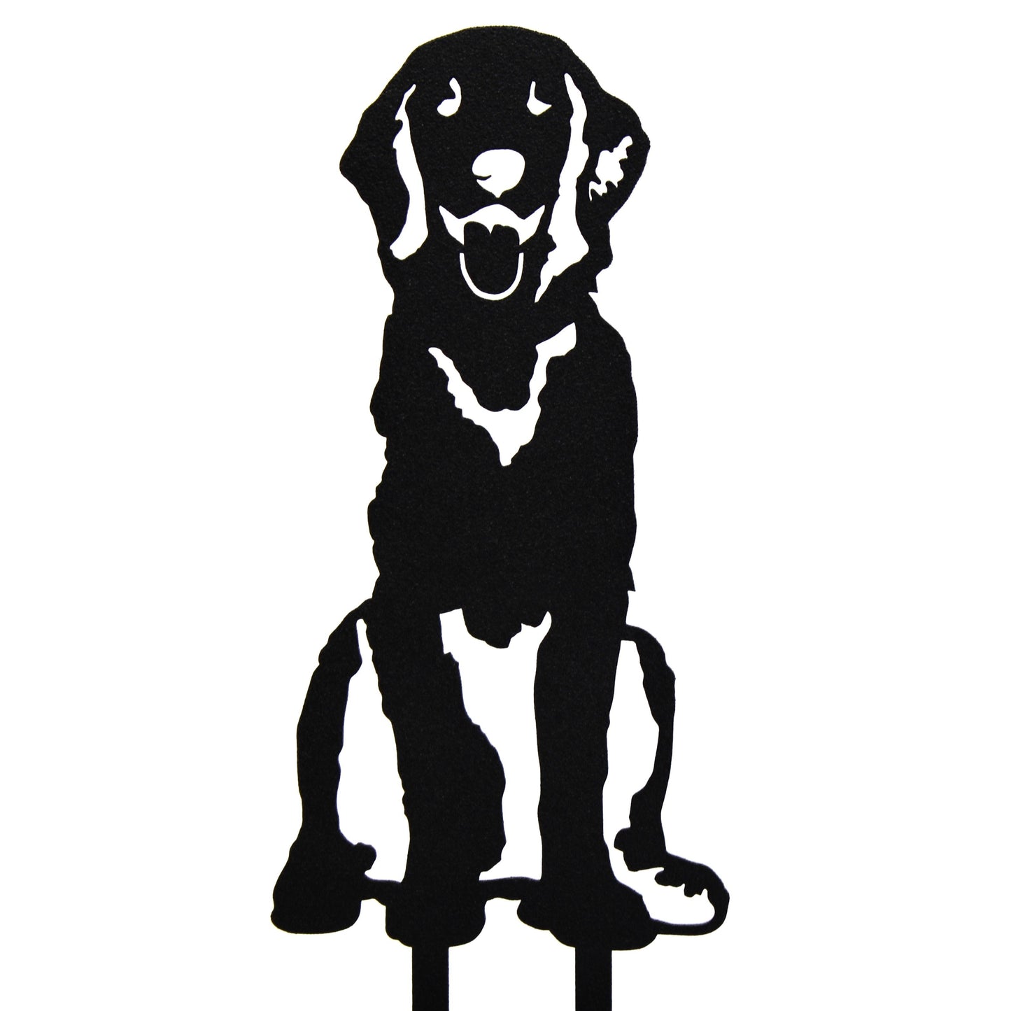 Flat-Coated Retriever Metal Art – Handmade Dog Silhouette