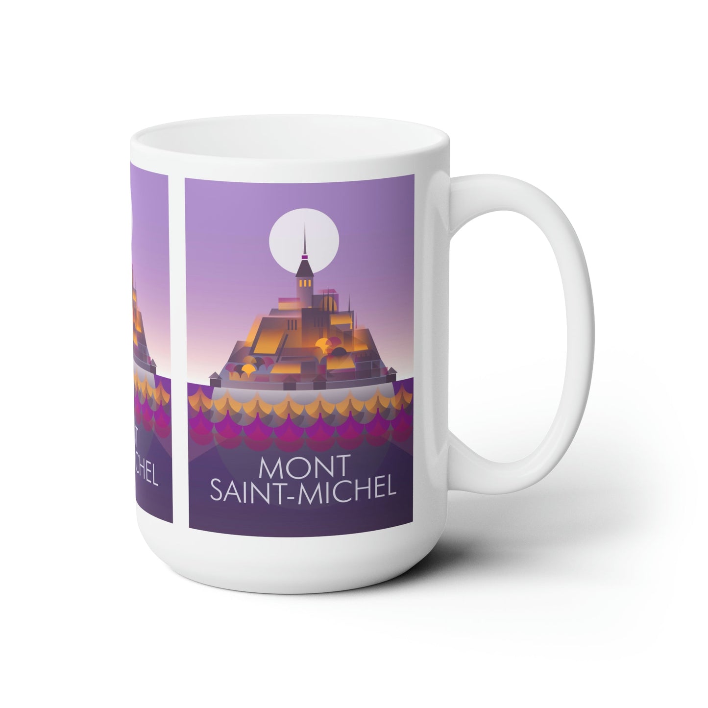 Mont Saint-Michel Ceramic Mug 11oz or 15oz
