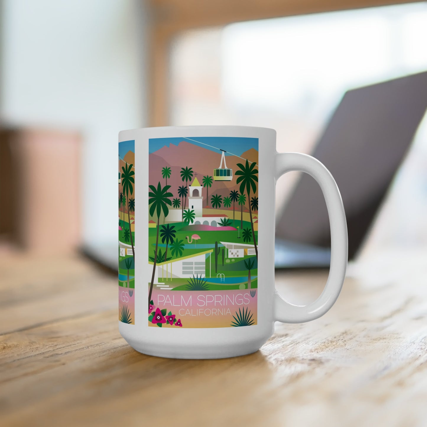 Palm Springs Ceramic Mug 11oz or 15oz