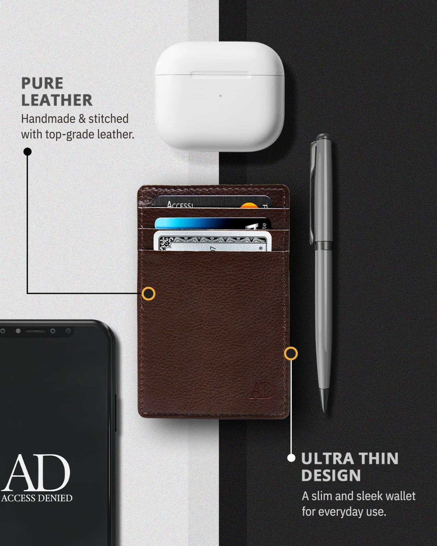 Slim Minimalist Card Holder
