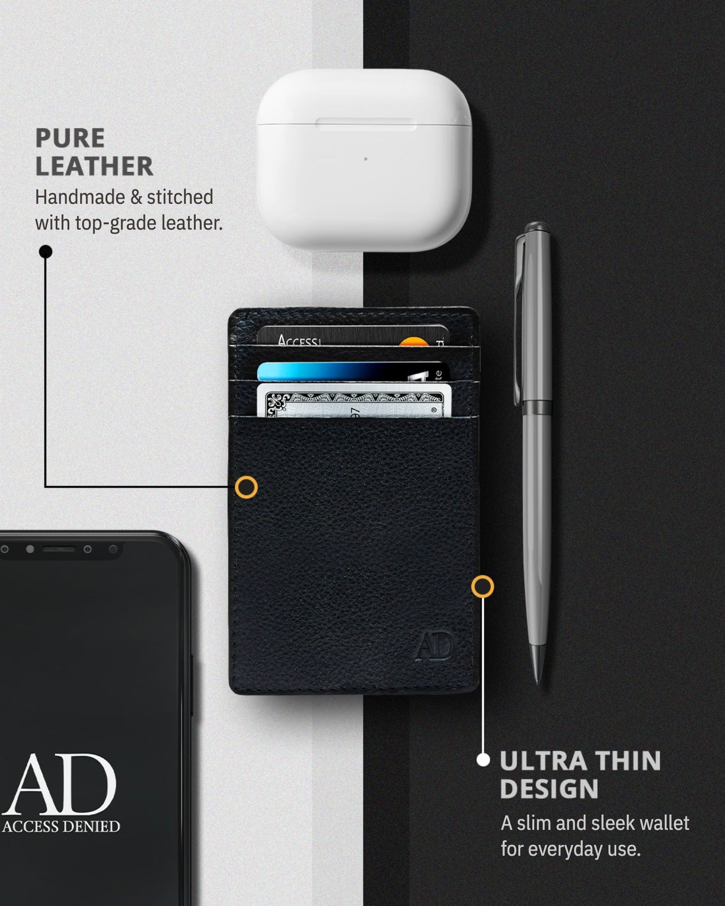 Slim Minimalist Card Holder