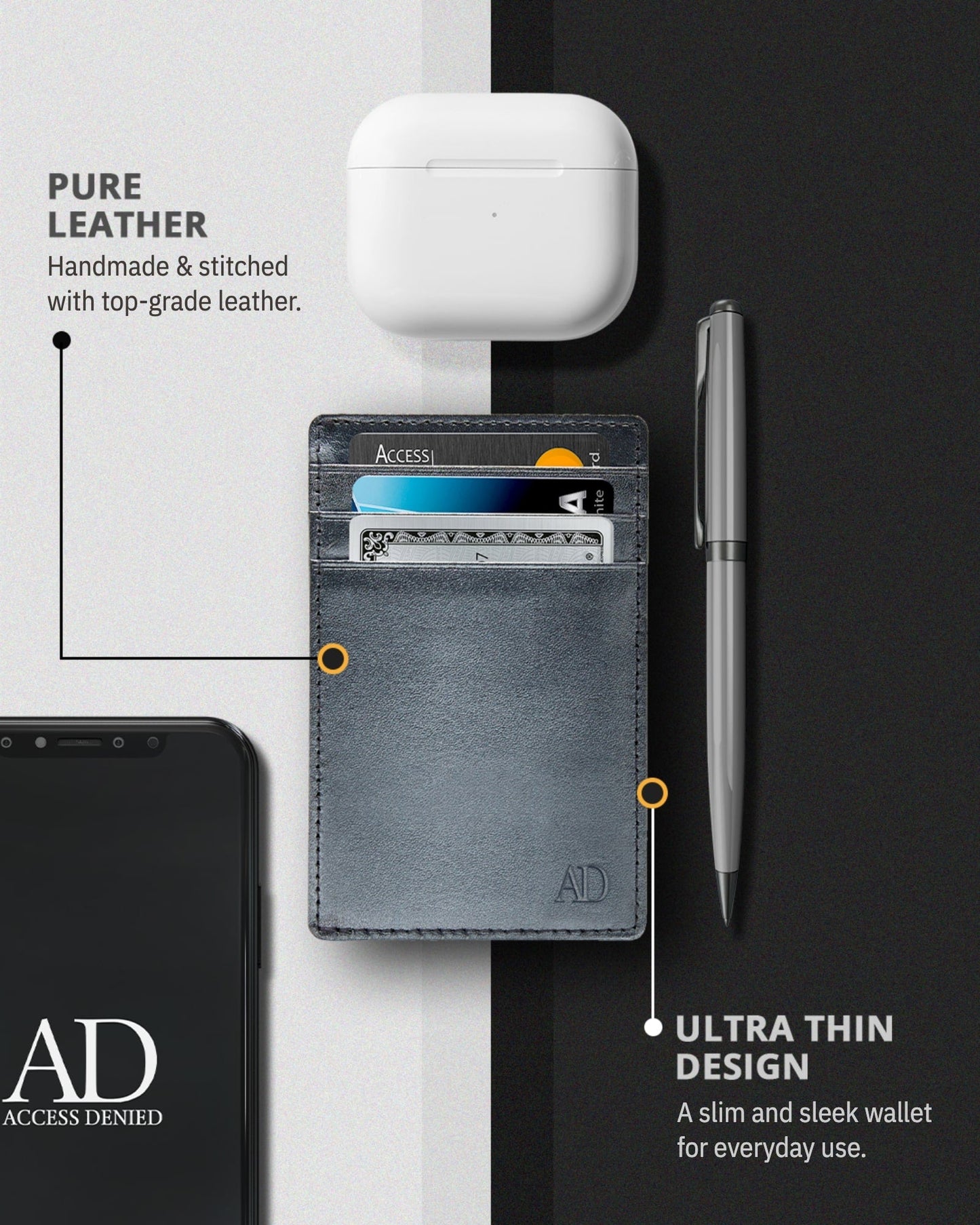 Slim Minimalist Card Holder