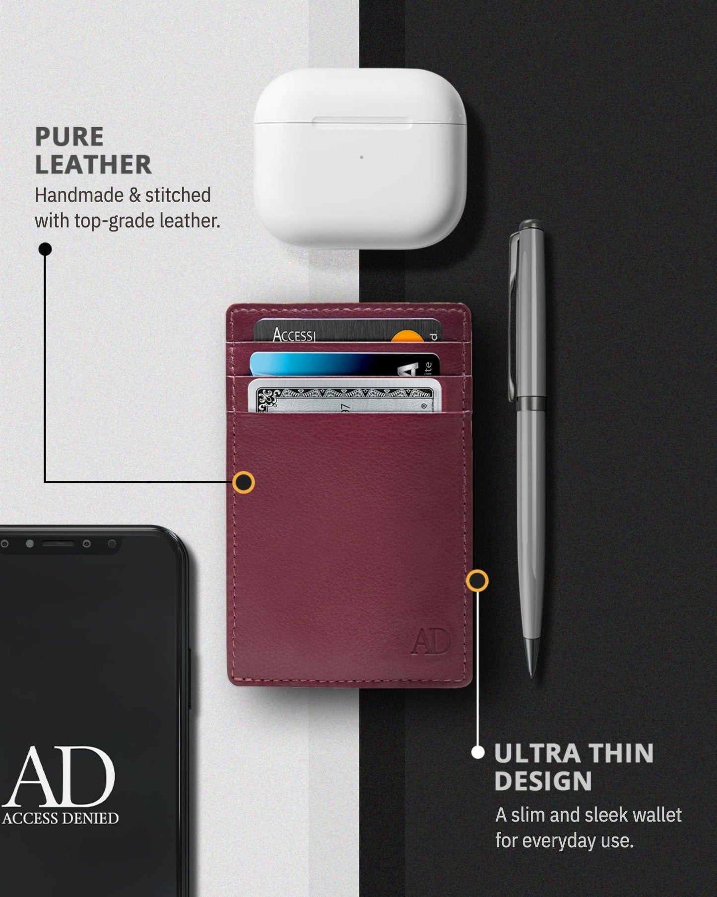 Slim Minimalist Card Holder