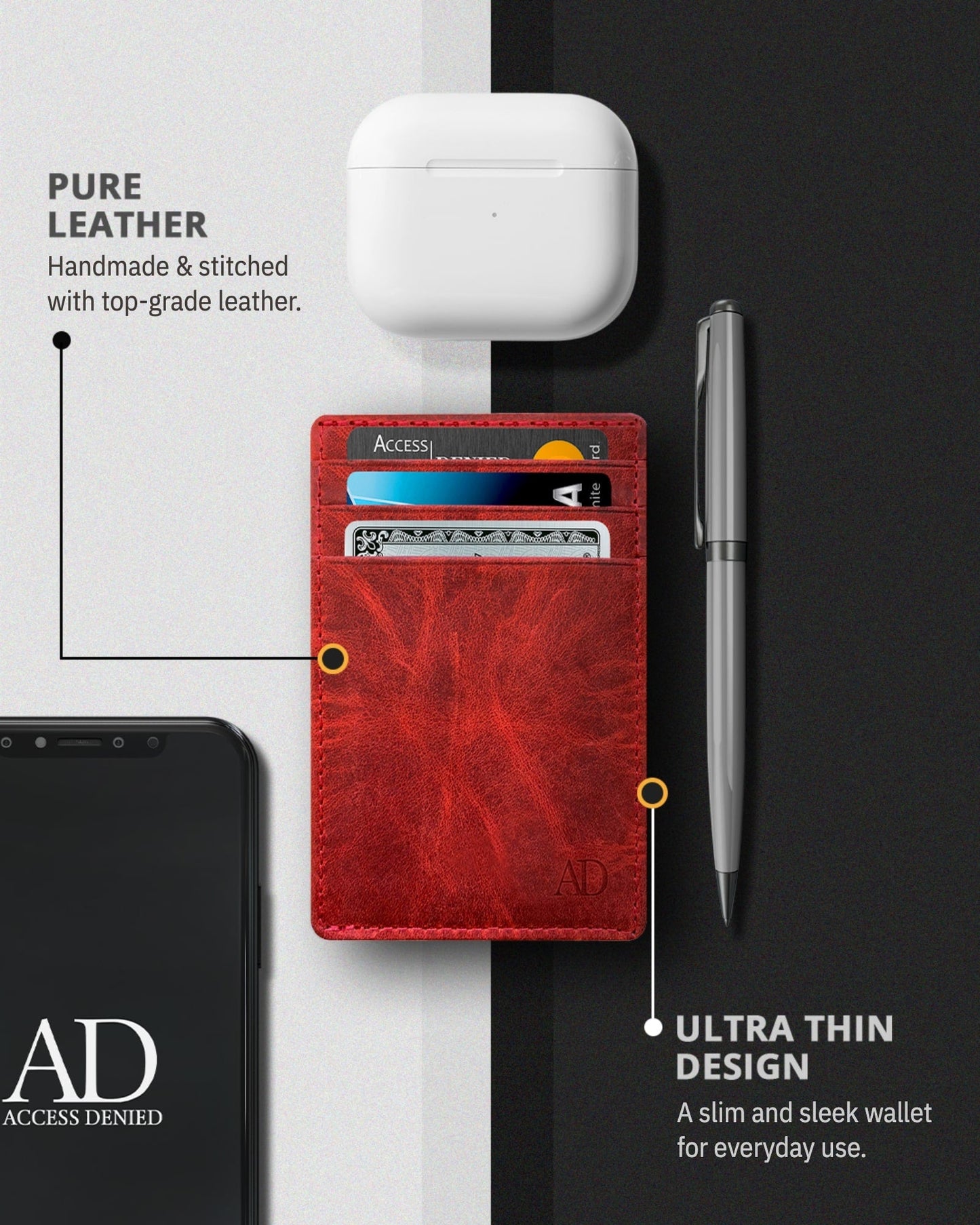 Slim Minimalist Card Holder