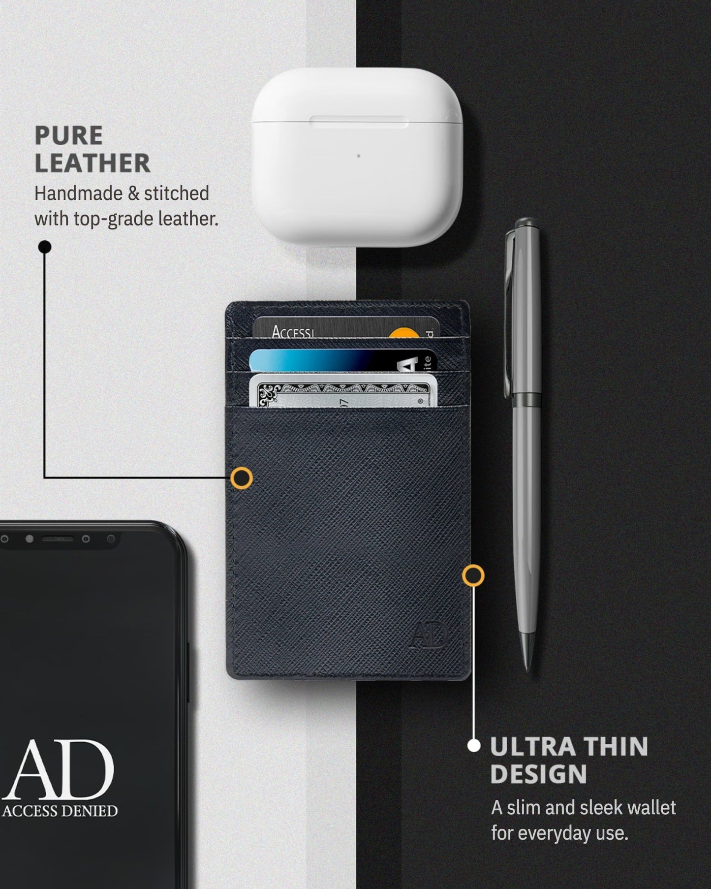 Slim Minimalist Card Holder