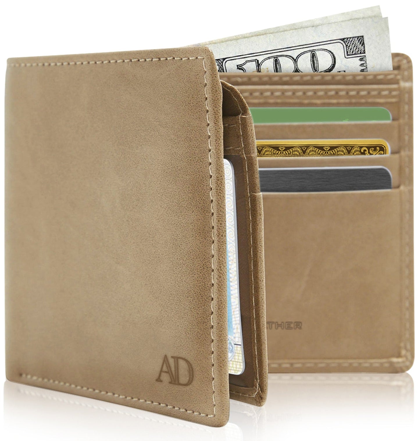 Vegan Leather Bifold Wallet