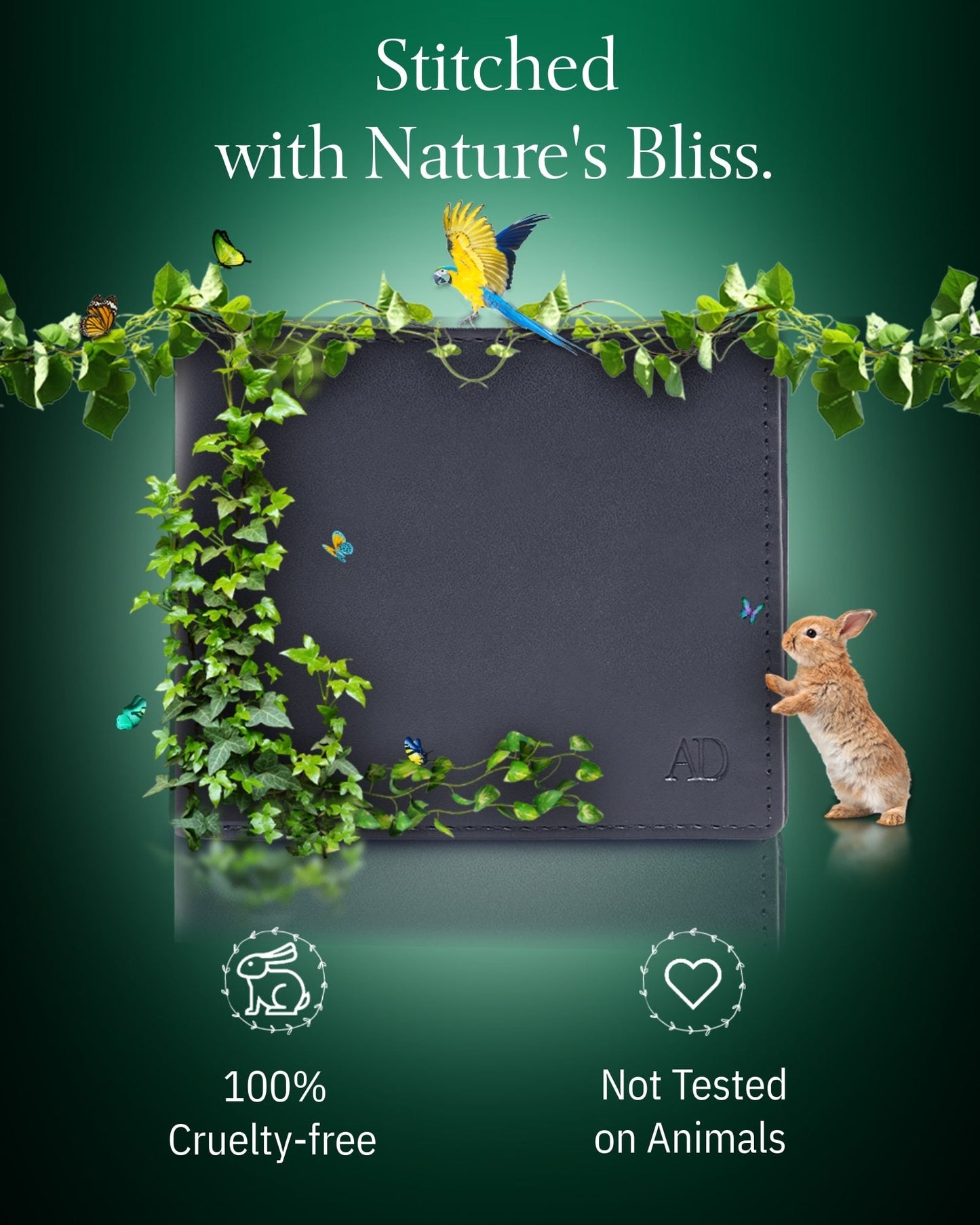 Vegan Leather Bifold Wallet