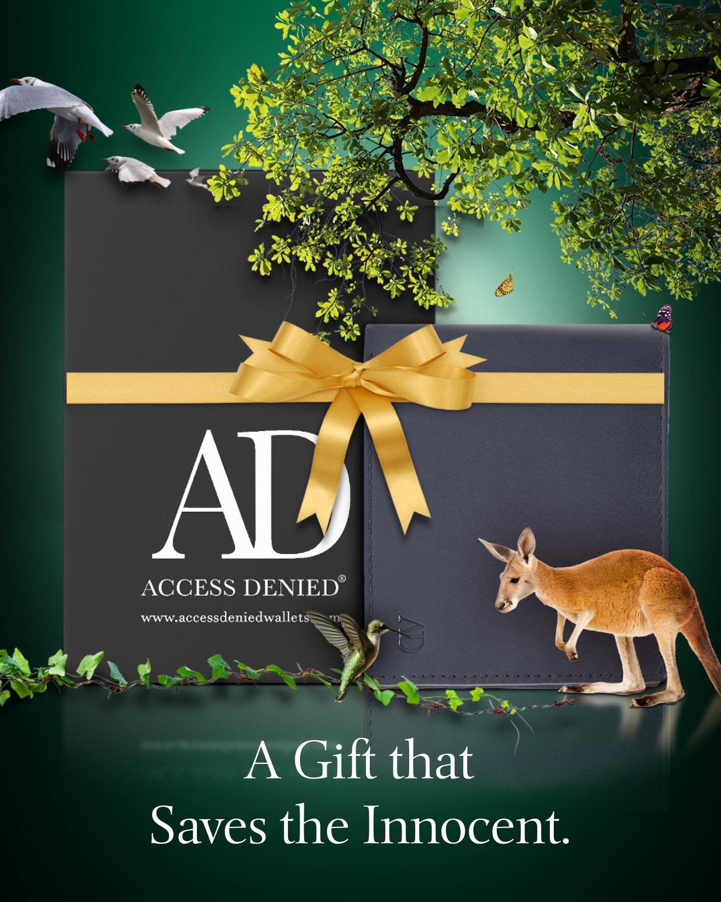 Vegan Leather Bifold Wallet