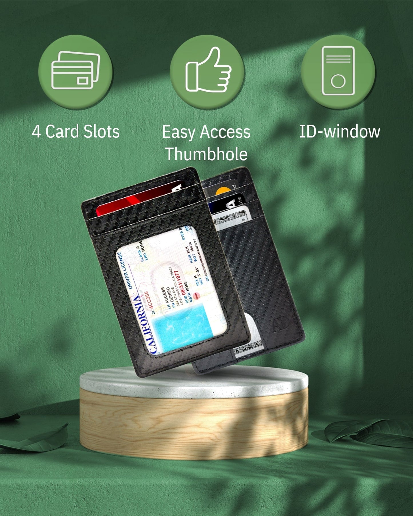 Vegan Slim Card Holder