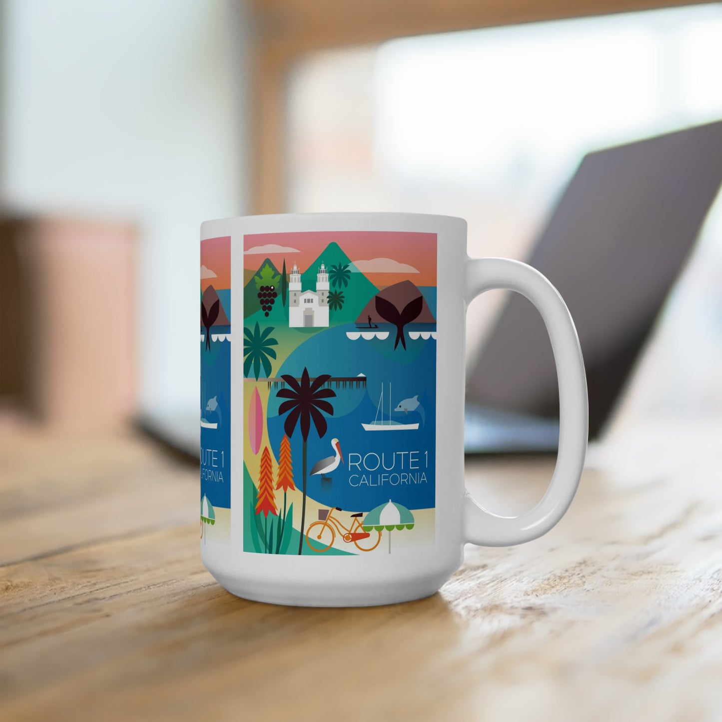Route 1 Ceramic Mug 11oz or 15oz