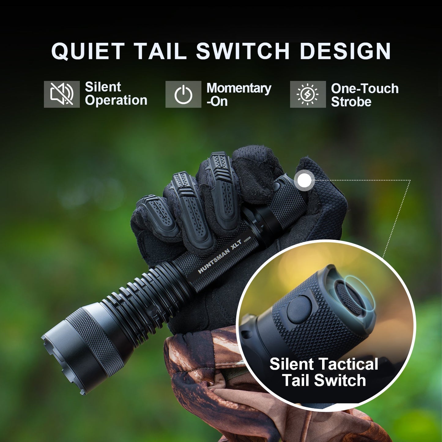 Huntsman XLT- 1,250 Lumen Long Throw Spot Light