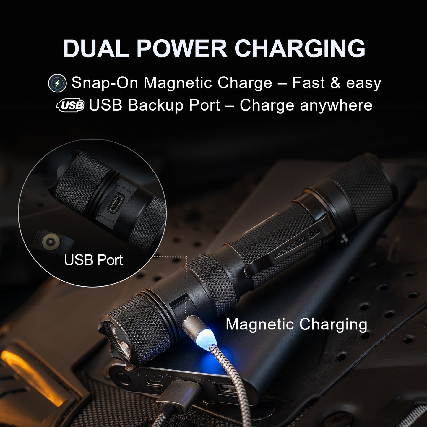 E9R GEN4 - 2,550 Lumen Tactical EDC Flashlight