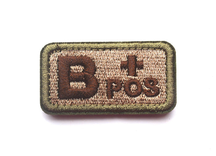 Stat Blood Patch Embroidered Tactical Blood Type Patch - Essential Velcro ID for First ...