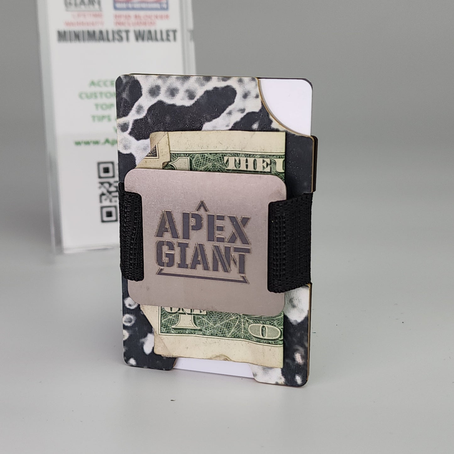 Wallet - Cedar Grove Outdoors Venomous Blizzard White - APEX GIANT