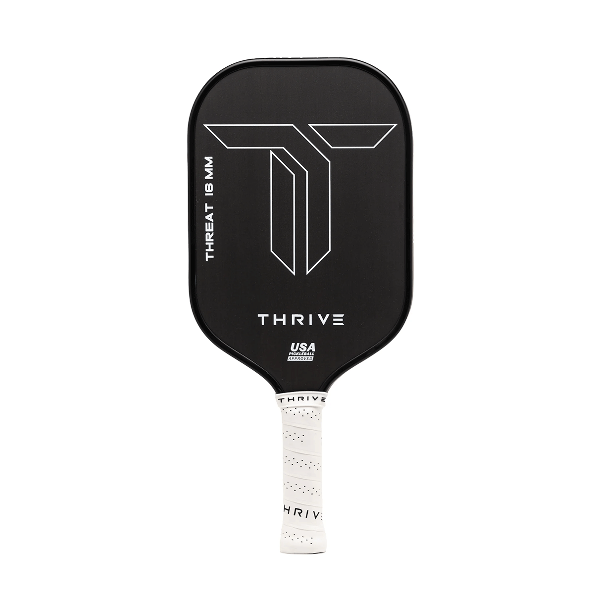 THREAT 16 SINGLES Includes custom weight card, paddle cover, paddle eraser, and lead weights.